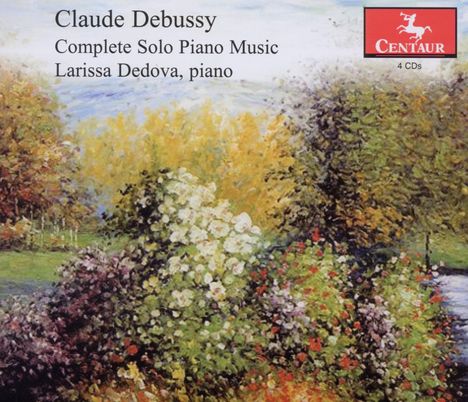Claude Debussy (1862-1918): Sämtliche Werke für Klavier solo, 4 CDs