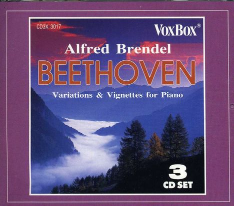 Ludwig van Beethoven (1770-1827): Klaviervariationen, 3 CDs