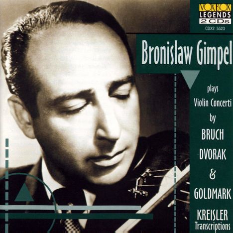 Bronislaw Gimpel spielt Violinkonzerte, 2 CDs