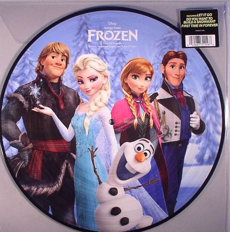 Original Soundtrack (OST): Filmmusik: Songs From Frozen/ Die Eiskönigin - English Version (Picture Disc) (33/45 RPM), LP