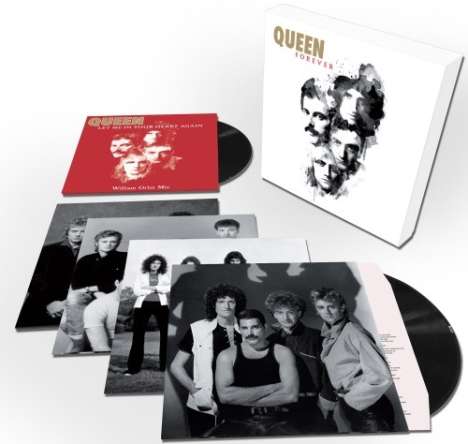 Queen: Forever, 4 LPs und 1 Single 12"
