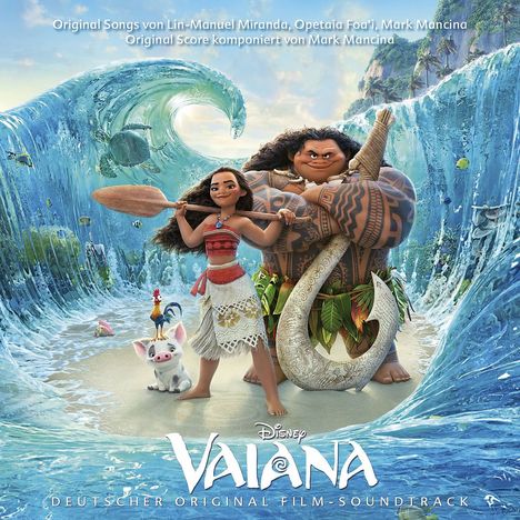 Filmmusik: Vaiana (Deutsche Version), CD