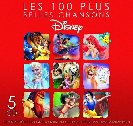Les 100 Plus Belles Chansons Disney, 3 CDs