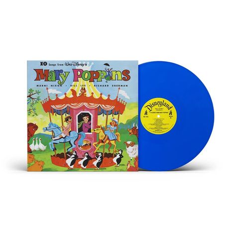 Filmmusik: 10 Songs From Mary Poppins (60th Anniversary Edition) (180g) (Blue Vinyl), LP