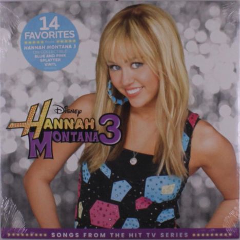 14 Favorites. Hannah Montana 3. Songs from the Hit TV Series. Junge Frau mit blonden Haaren lächelt.