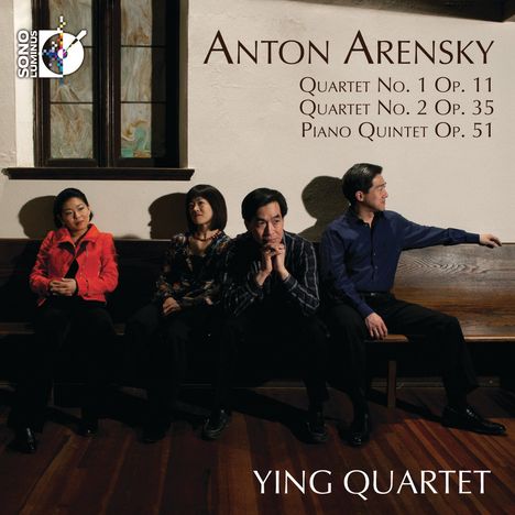 Anton Arensky (1861-1906): Streichquartette Nr.1 &amp; 2, CD