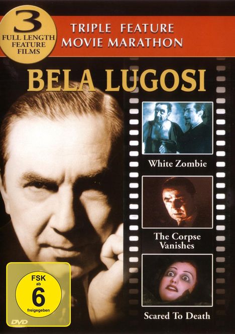 Bela Lugosi - Triple Feature Movie Marathon, DVD