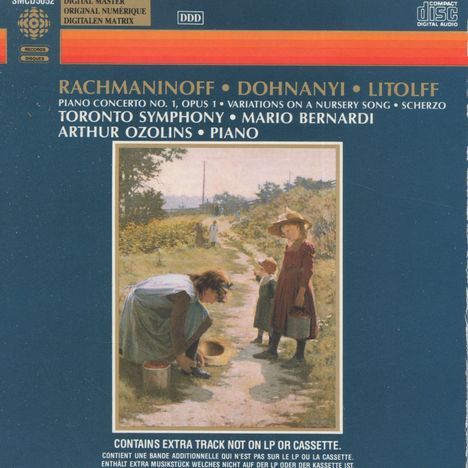 Sergej Rachmaninoff (1873-1943): Klavierkonzert Nr.1, CD