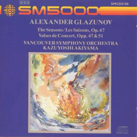 Alexander Glasunow (1865-1936): Die Jahreszeiten op.67, CD
