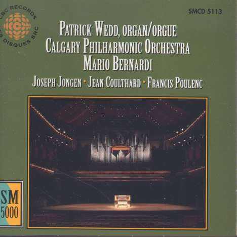 Joseph Jongen (1873-1953): Symphonie Concertante mit Orgel op.81, CD