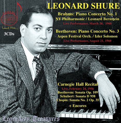 Leonard Shure - Legendary Treasures, 3 CDs