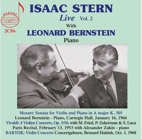 Isaac Stern - Live Vol.2, 2 CDs