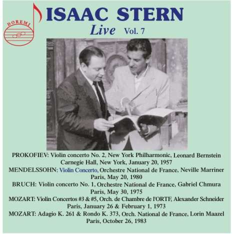 Isaac Stern - Live Vol.7, 2 CDs