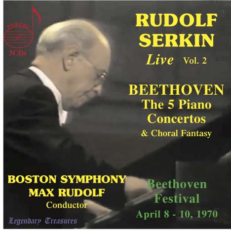Rudolf Serkin Live Vol.2, 3 CDs