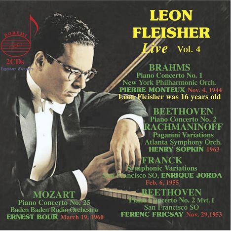 Leon Fleisher Live Vol.4, 2 CDs