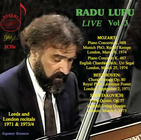 Radu Lupu - Live Vol.3, 2 CDs