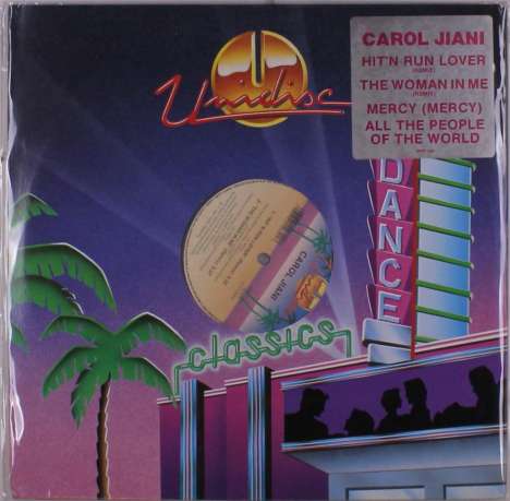 Carol Jiani: Hit 'N Run Lover, Single 12"