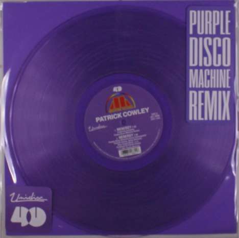 Patrick Cowley: Menergy (Purple Vinyl), Single 12"