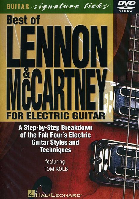 John Lennon: Best Of Lennon &amp; Mccartney Guitar Signature Licks Electric Gtr Dvd, Noten