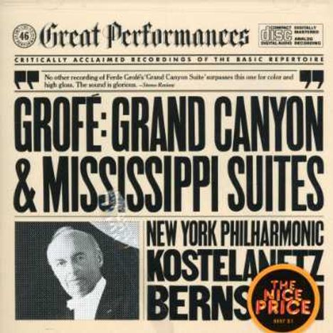 Ferde Grofe (1892-1972): Mississippi Suite, CD