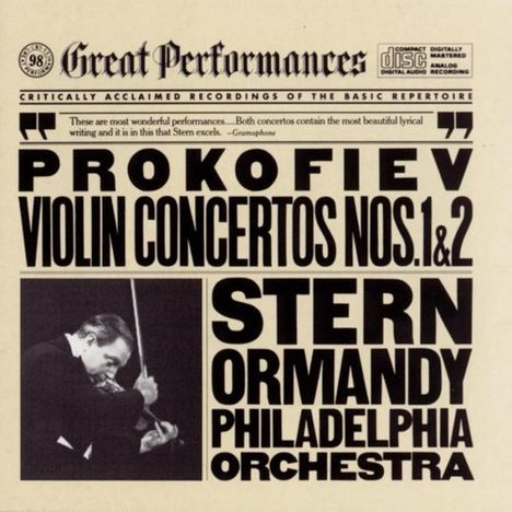 Serge Prokofieff (1891-1953): Violinkonzerte Nr.1 & 2, CD