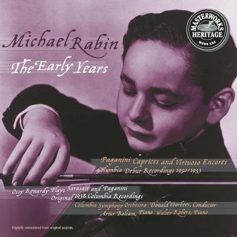 Michael Rabin - The Early Years, CD