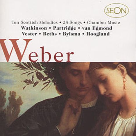 Carl Maria von Weber (1786-1826): Lieder, 2 CDs