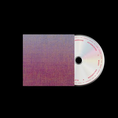 CD mit den Worten: "AMBROSE AKINMUSIRE, MARY HALVORSON". Buntes, punktiertes Design auf dem Cover.