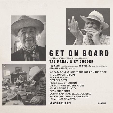 Taj Mahal &amp; Ry Cooder: Get On Board, LP