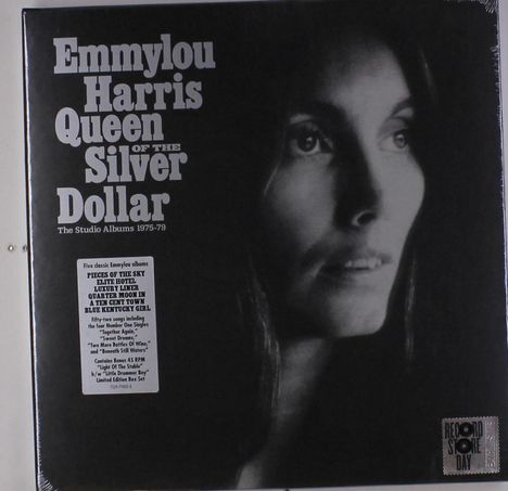 Emmylou Harris: Queen Of The Silver Dollar: Studio Albums 1975-79 (Limited-Edition-Box-Set), 5 LPs und 1 Single 7"