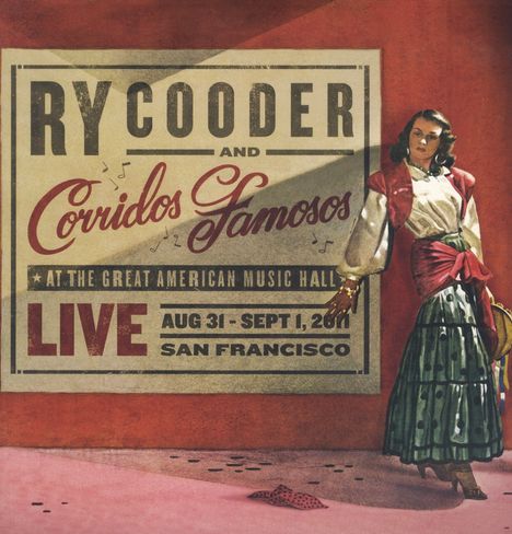 Ry Cooder: Live In San Francisco (2LP + CD), 2 LPs und 1 CD