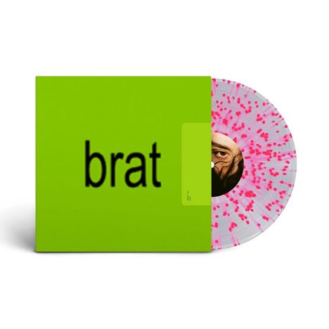 Charli XCX: Brat (Indie Edition) (Clear Pink Splatter Vinyl), LP