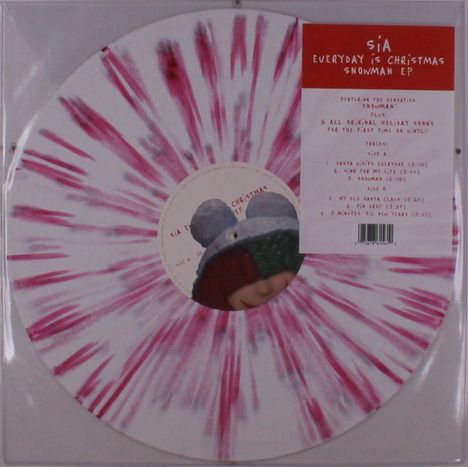 Sia: Everyday Is Christmas EP (White/Red Splatter Vinyl), Single 12"