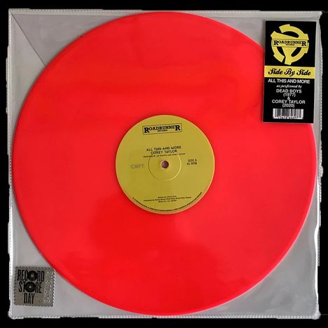 Corey Taylor/Dead Boys: All This And More (Limited Edition) (Neon Red Vinyl), Single 12"