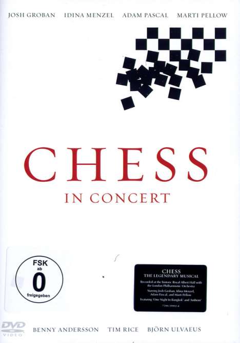 Musical: Chess In Concert, DVD