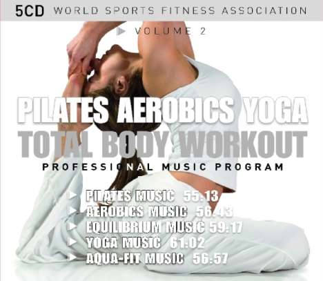 Sport- und Trainingsprogramme: Flextondul: Total Body Workout 2: Pilates / Aerobics / Yoga, 5 CDs
