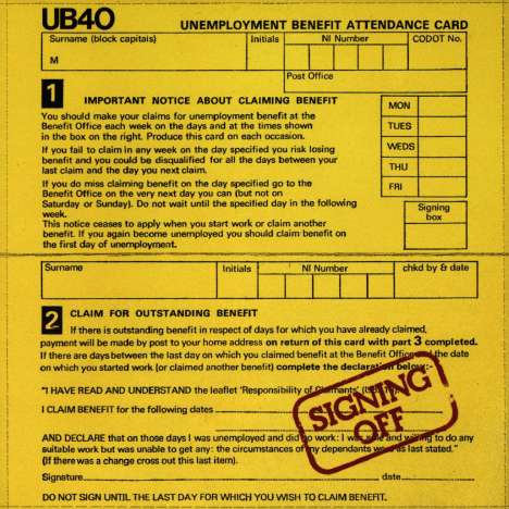 UB40: Signing Off, CD