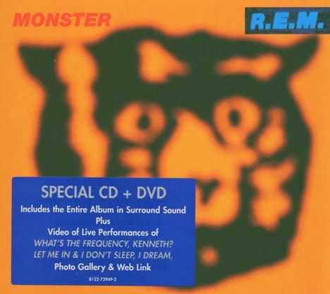 R.E.M.: Monster (CD + DVD-Audio), 1 CD und 1 DVD-Audio