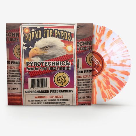 Porno For Pyros: Pyrotechnics: Porno For Pyros' Latest &amp; Greatest (Limited Edition) (Clear W/ Orange Splatter Vinyl), LP