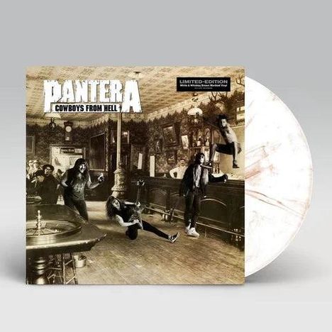 Pantera: Cowboys From Hell (Limited Edition) (White &amp; Whiskey Brown Marbled Vinyl), LP