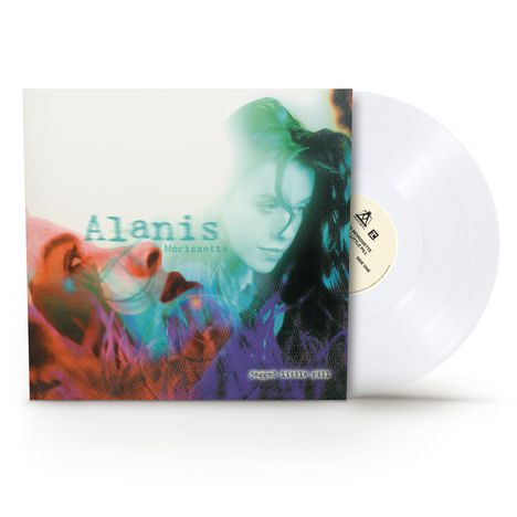 Texte: Alanis Morissette, jagged little pill. Die Abbildung zeigt ein Albumcover mit künstlerischem Porträt.