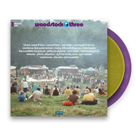 Woodstock Three (Limited Edition) (Purple + Gold Vinyl), 3 LPs