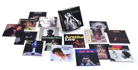 Aretha Franklin: The Atlantic Albums Collection, 19 CDs