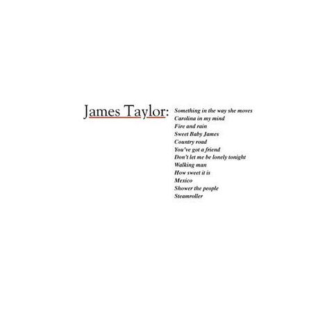 James Taylor: Greatest Hits, 2 LPs