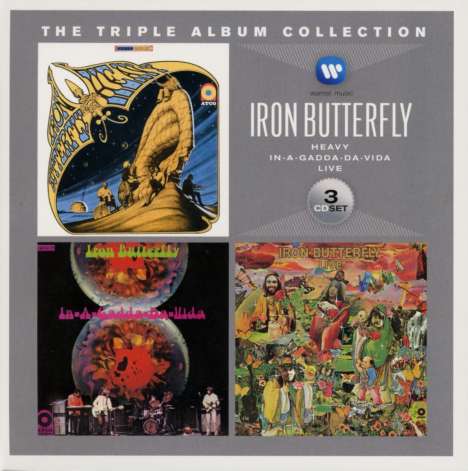 Iron Butterfly: The Triple Album Collection, 3 CDs
