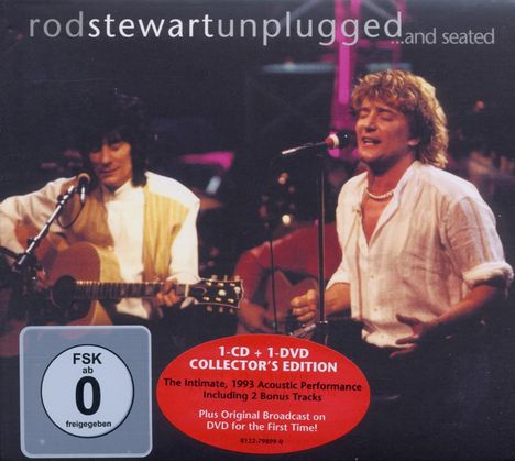 Rod Stewart: Unplugged...And Seated (CD + DVD), 1 CD und 1 DVD