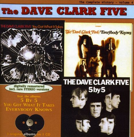 Dave Clark (geb. 1942): Vol. 4-5x5/Got What/Knows, CD