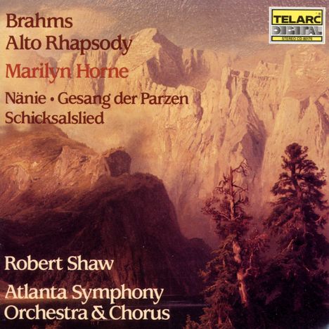 Johannes Brahms (1833-1897): Alt-Rhapsodie op.53, CD