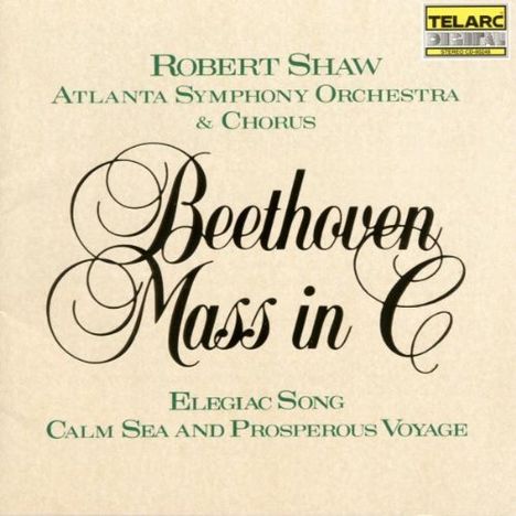 Ludwig van Beethoven (1770-1827): Messe C-dur op.86, CD