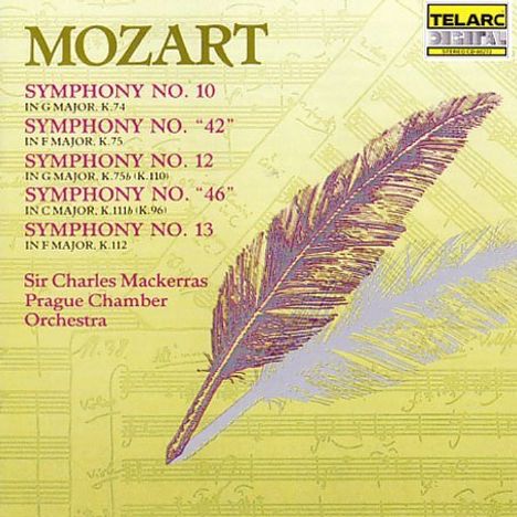 Wolfgang Amadeus Mozart (1756-1791): Symphonien Nr.10,12,13, CD